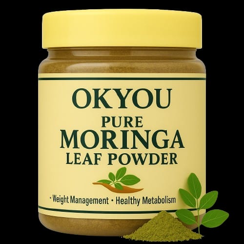 Okyou Moringa Powder | 100% Pure & Natural Drumstick Leaf Powder